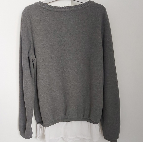 Defacto gray officewear sweater - Picture 6 of 7